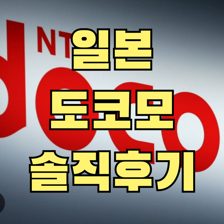 일본 도코모 통신사 1년 사용 후기와 무제한 요금제 비교