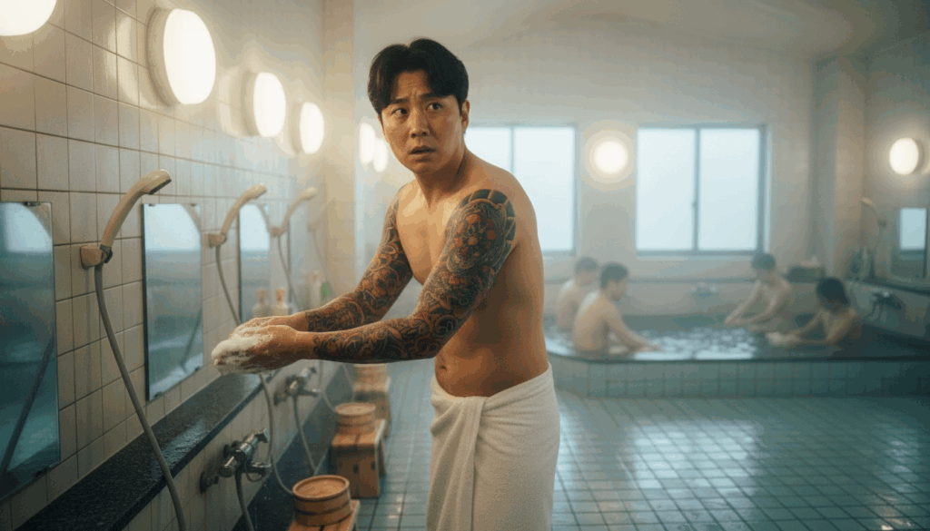 일본여행 문신