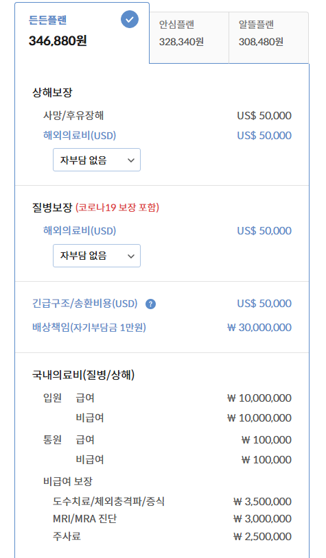 일본 워홀 보험