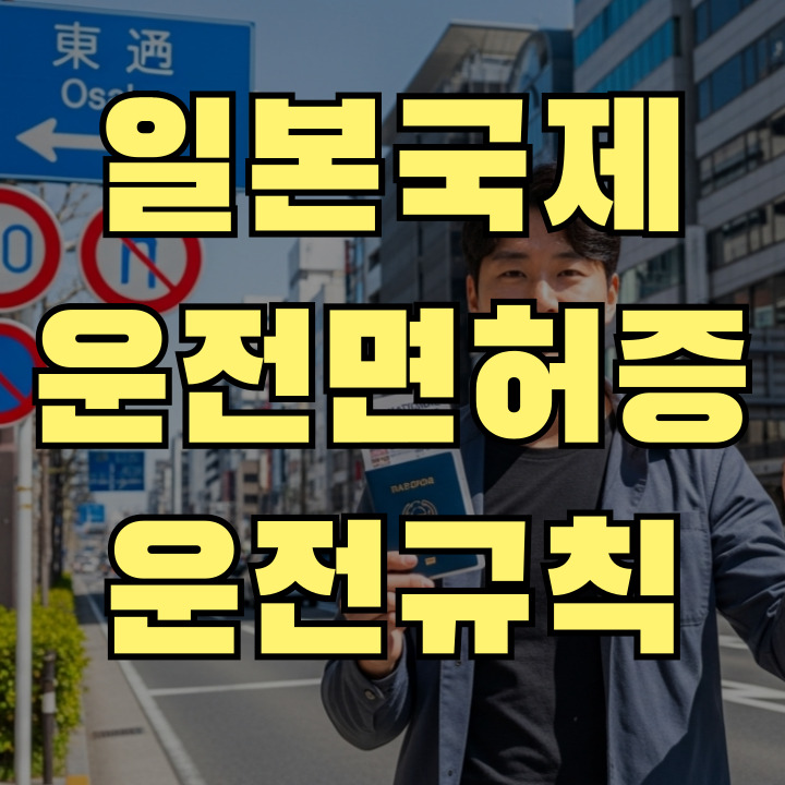 일본 국제운전면허로 운전하는 방법과 현지 운전 규칙 안내
