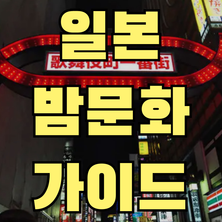 일본 밤문화 가이드 – 오사카와 도쿄의 밤거리