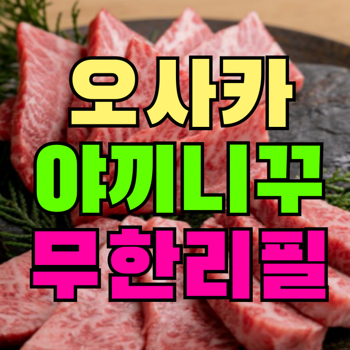 오사카 야끼니꾸 무한리필