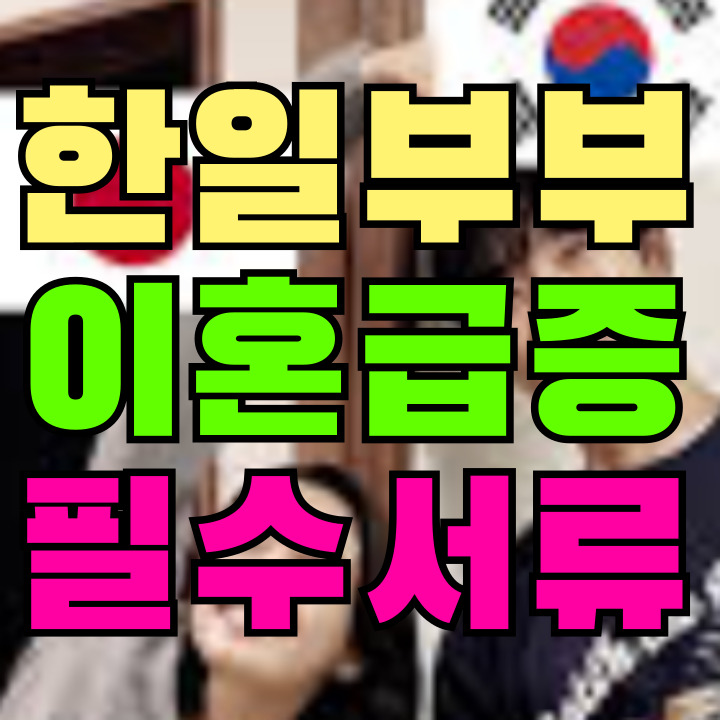 한일부부 이혼