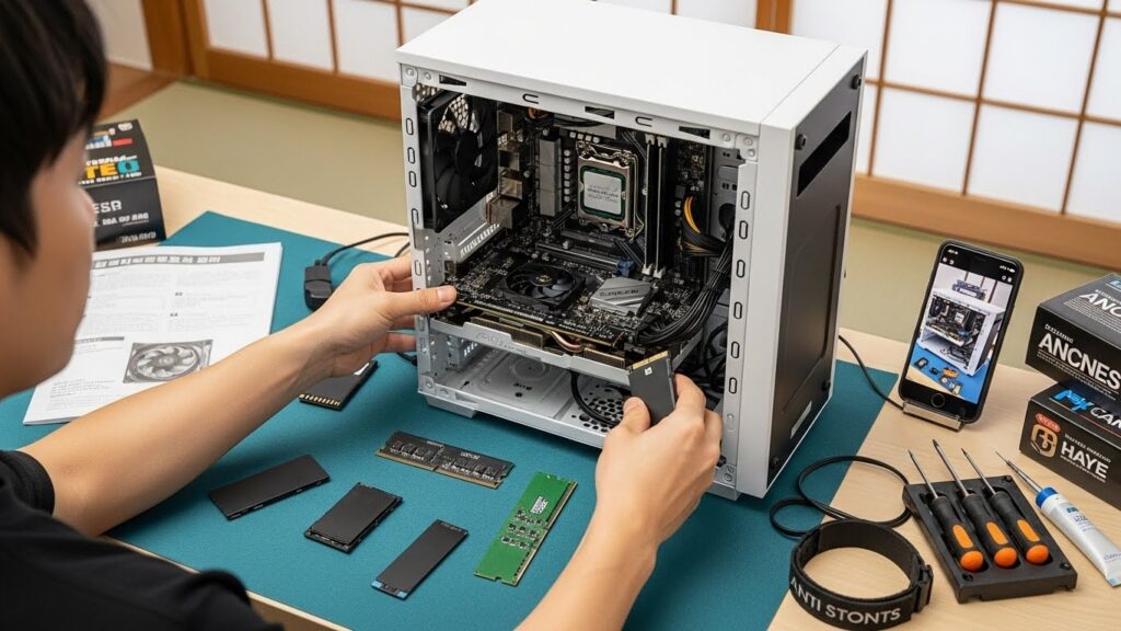 일본에 pc 본체