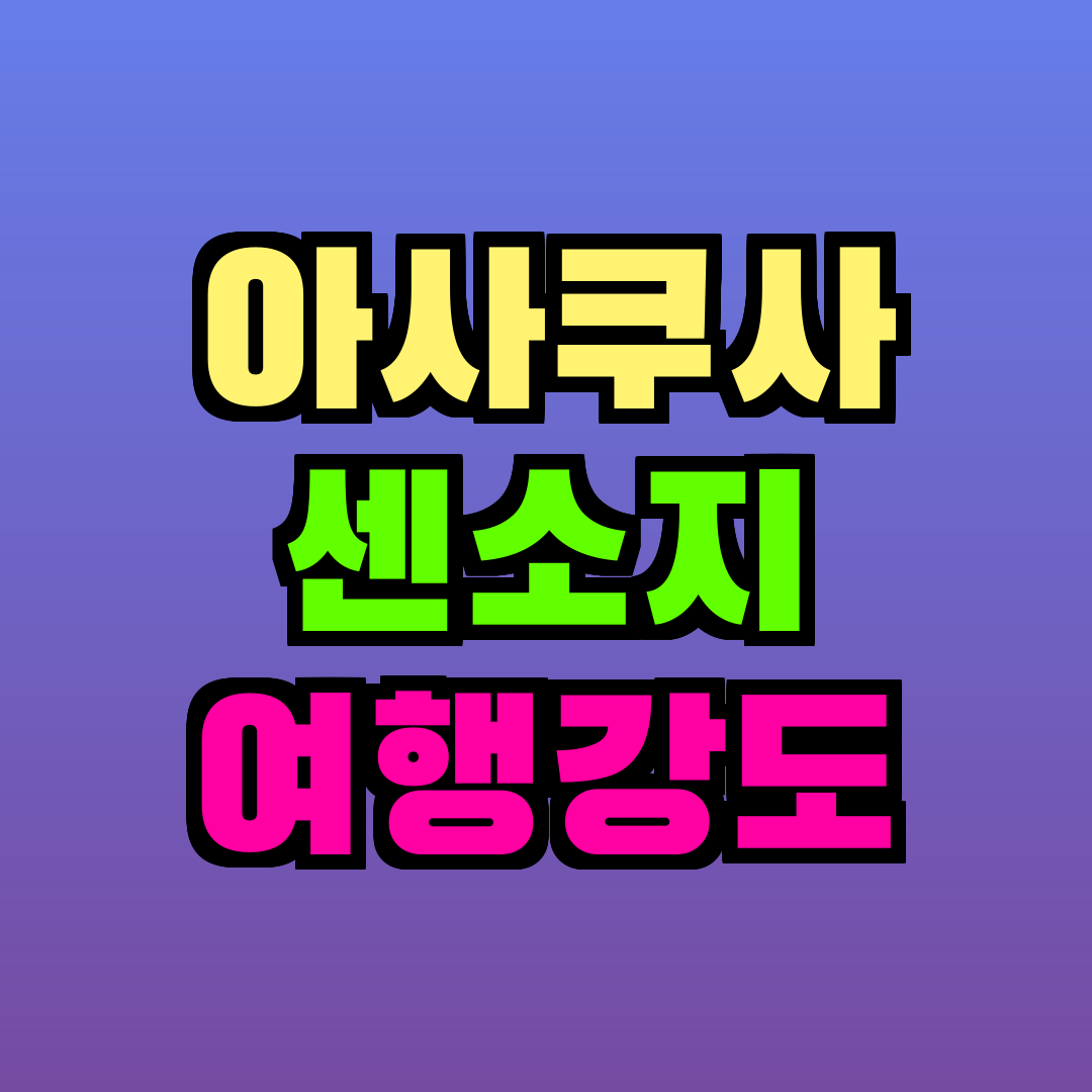 아사쿠사 센소지 여행강도