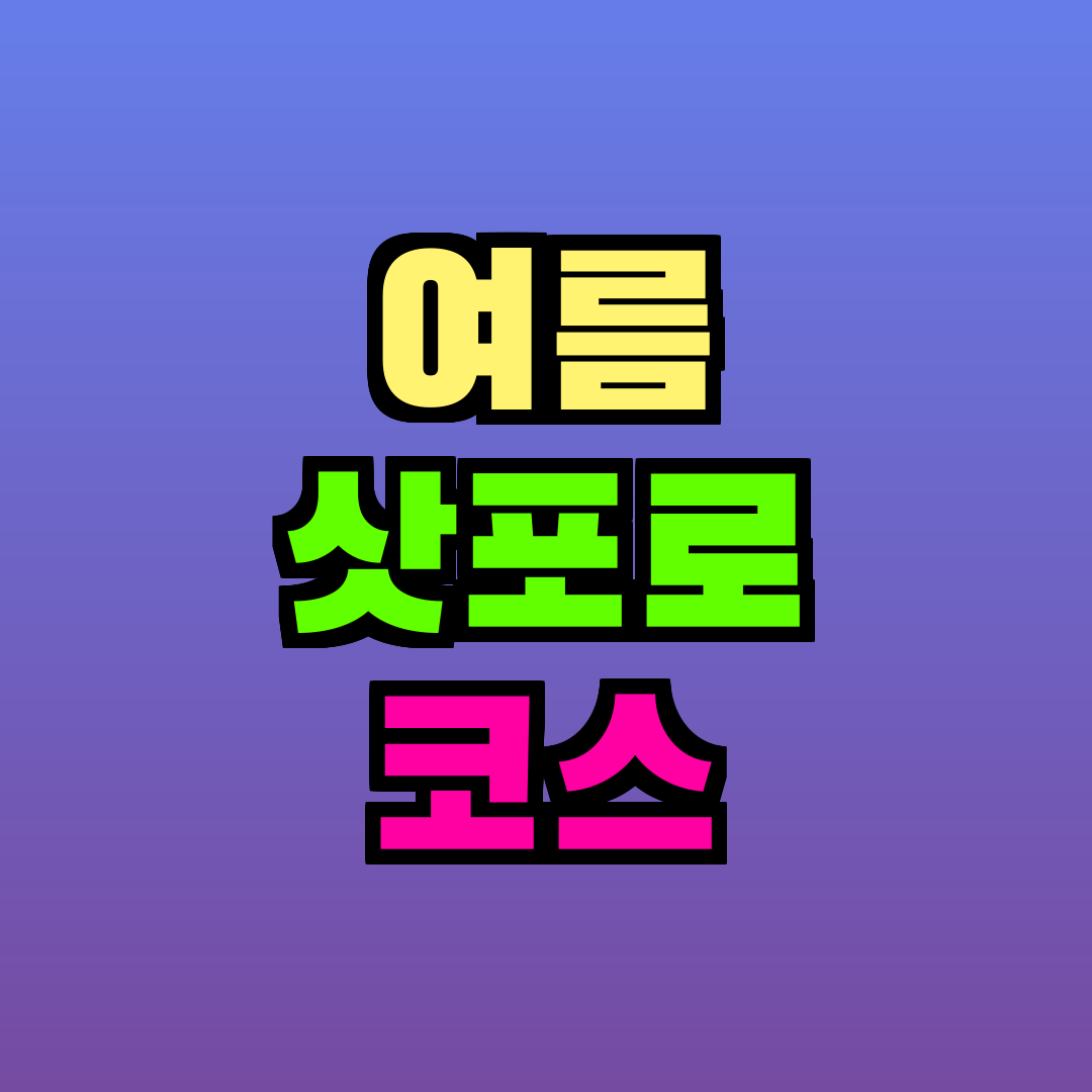 여름 삿포로 코스