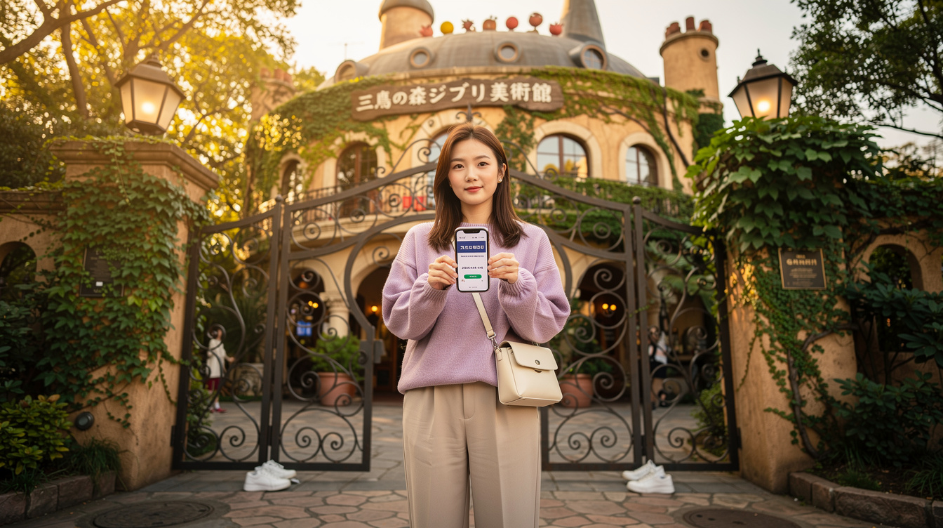 기치조지 지브리 미술관 예약 시스템 기본 구조