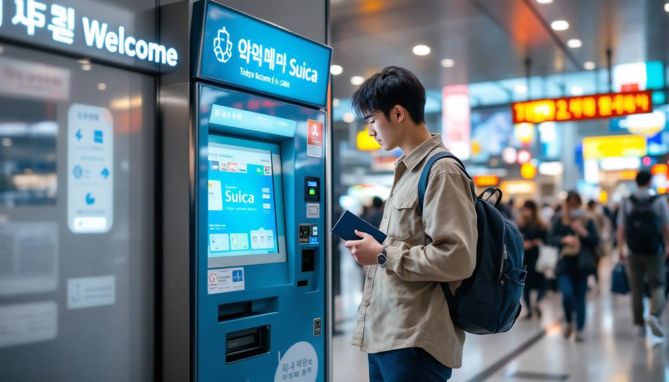 도쿄 웰컴스이카 발급 단계별 절차