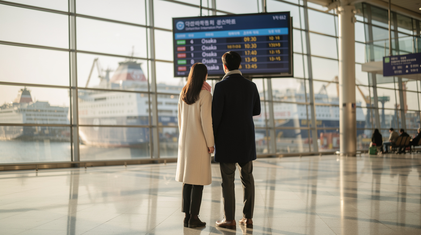 인천에서 배타고 오사카 소요시간과 출항 일정