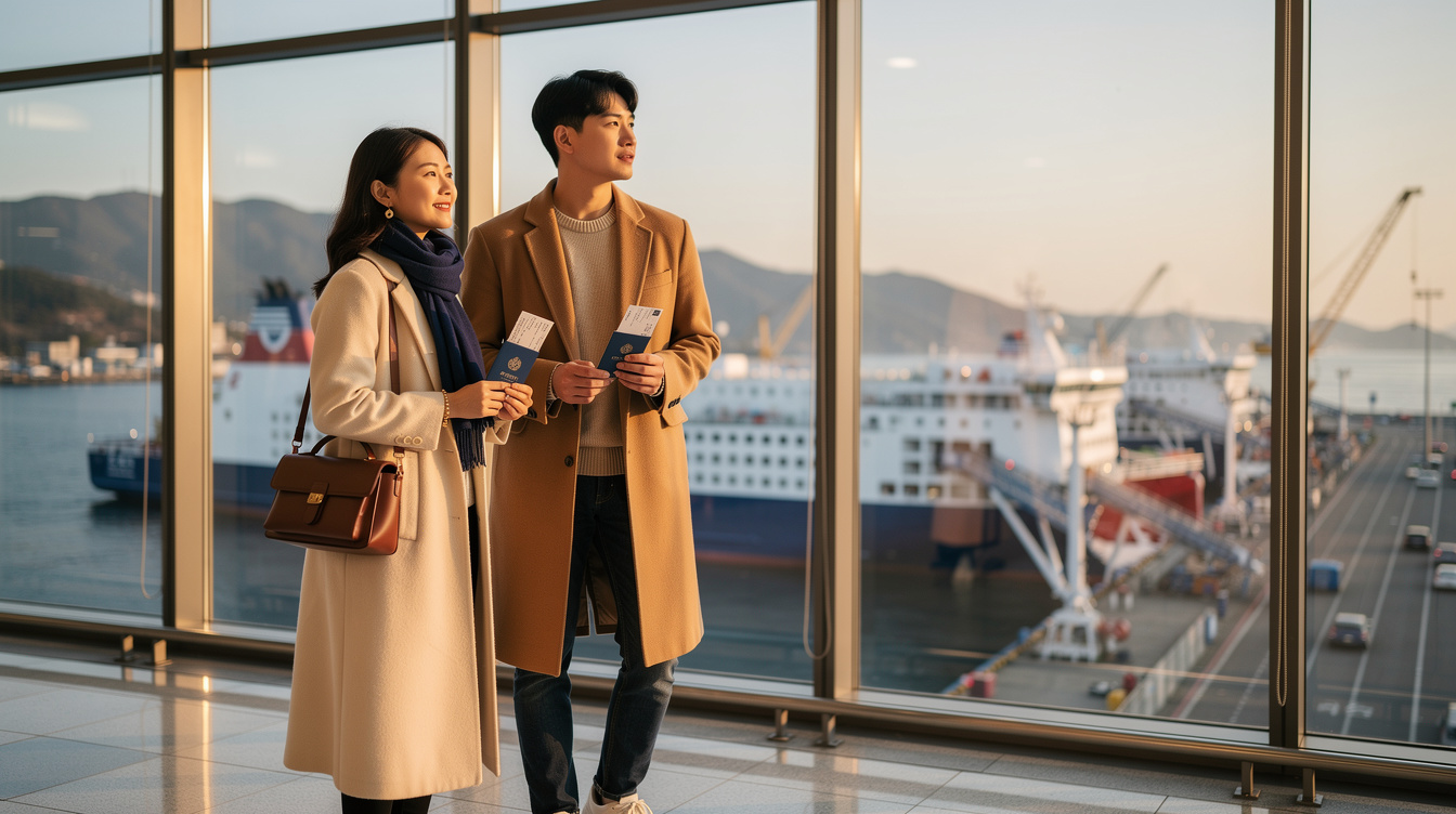 부산에서 배타고 홋카이도 - 직항 노선이 없는 이유