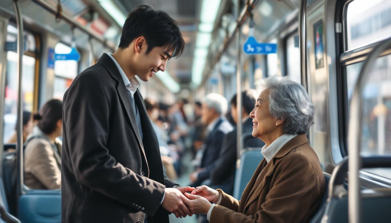 일본 전철 노약자석 양보 실전 상황별 행동 요령