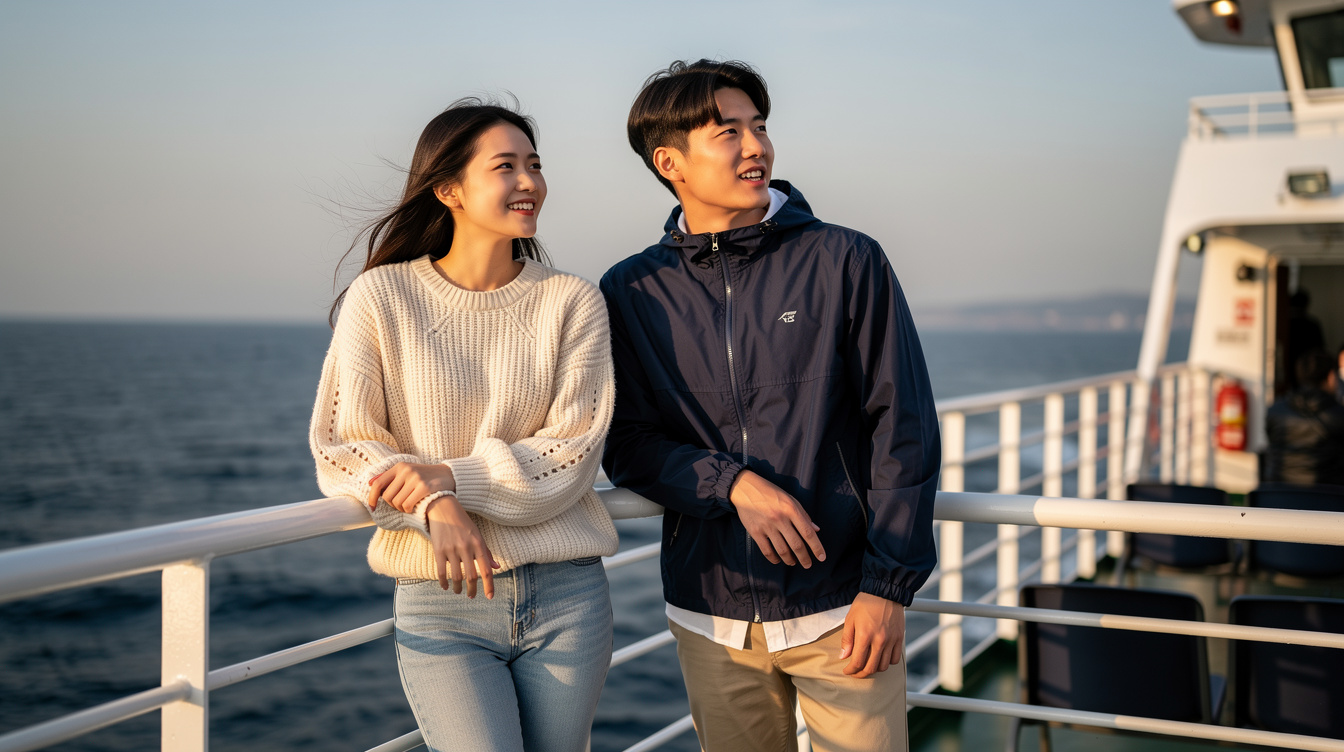 페리 요금과 선실 등급 비교