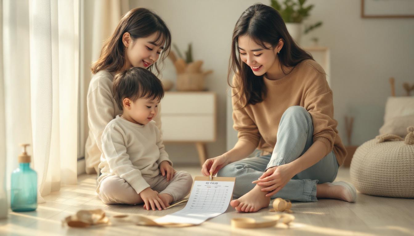 미키하우스 아기 신발 사이즈 측정하는 정확한 방법