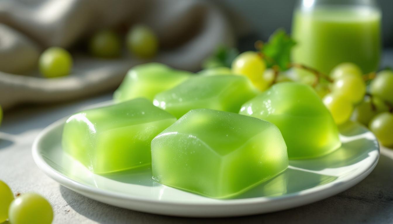 코로로 젤리 청포도맛의 맛과 식감 특징