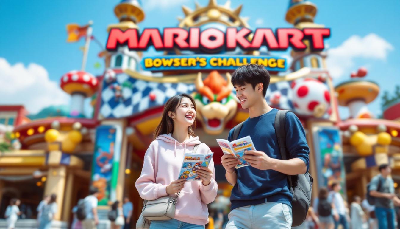 마리오카트 어트랙션 체험 팁과 대기시간 전략