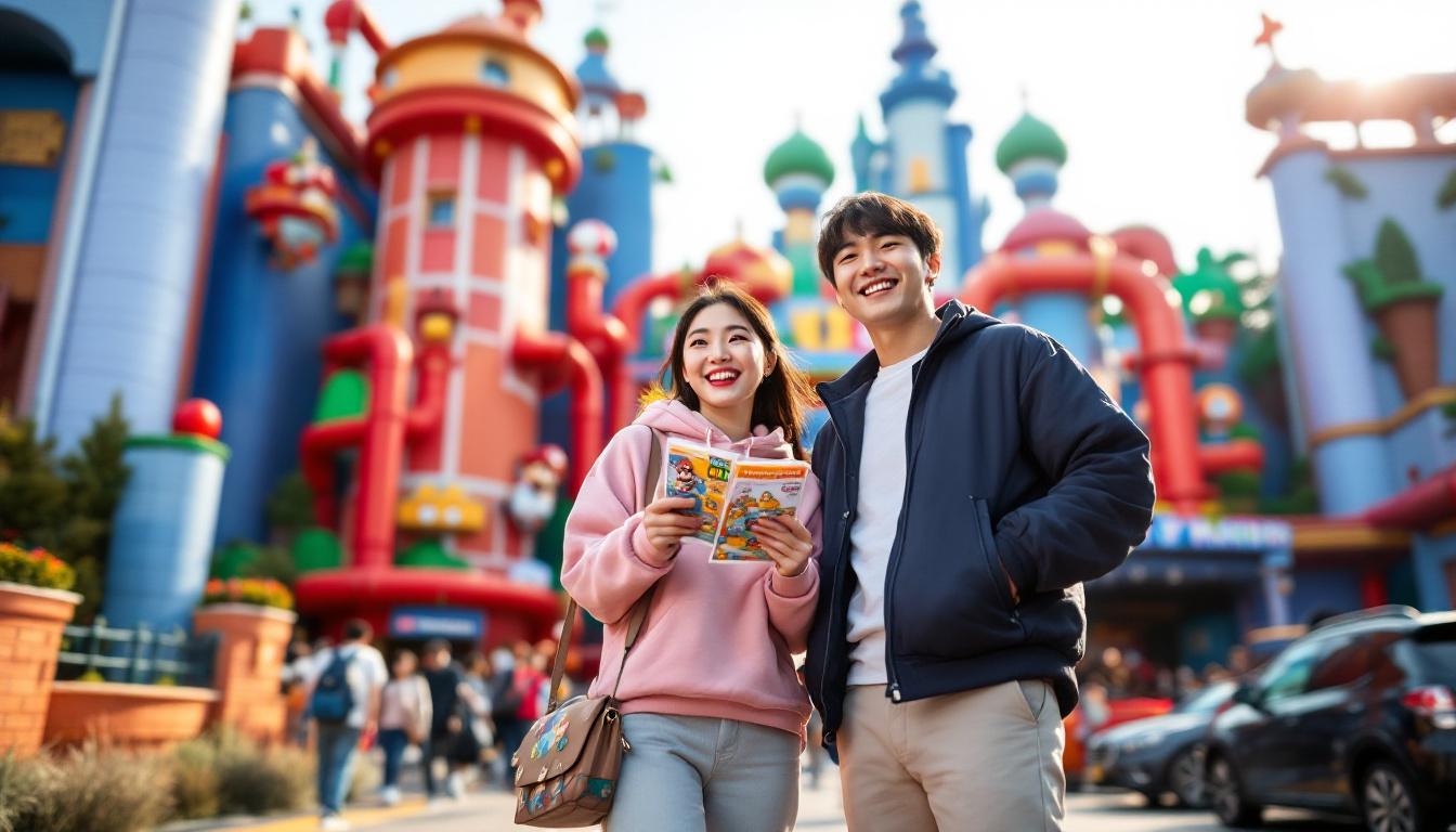 오사카 유니버설스튜디오 마리오 구역 입장 확정권 받는 법