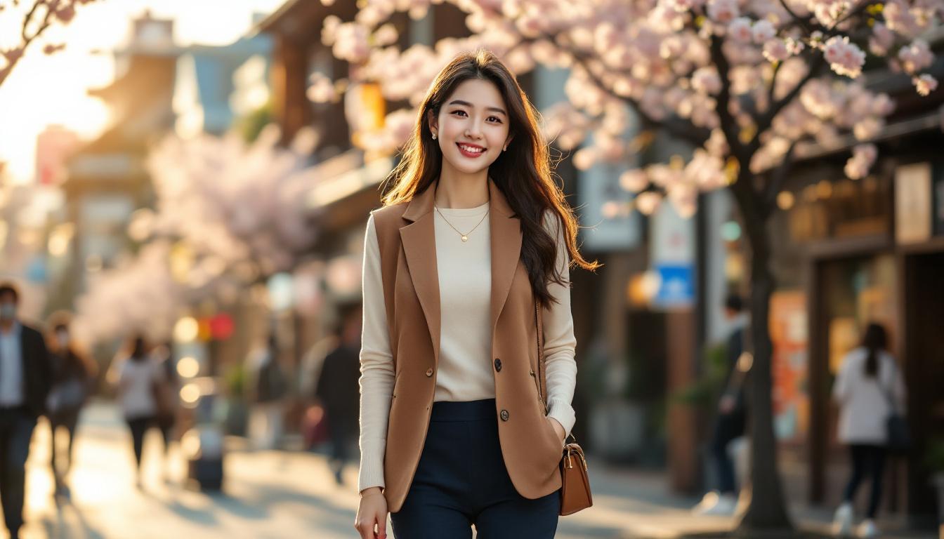 봄 오사카 여행 조끼 레이어링 실전 팁