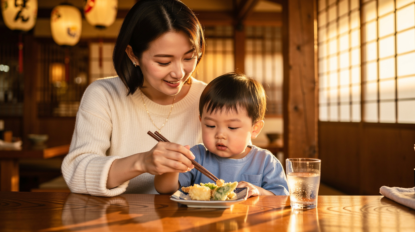 니혼바시 아이동반 식사 시 주의사항