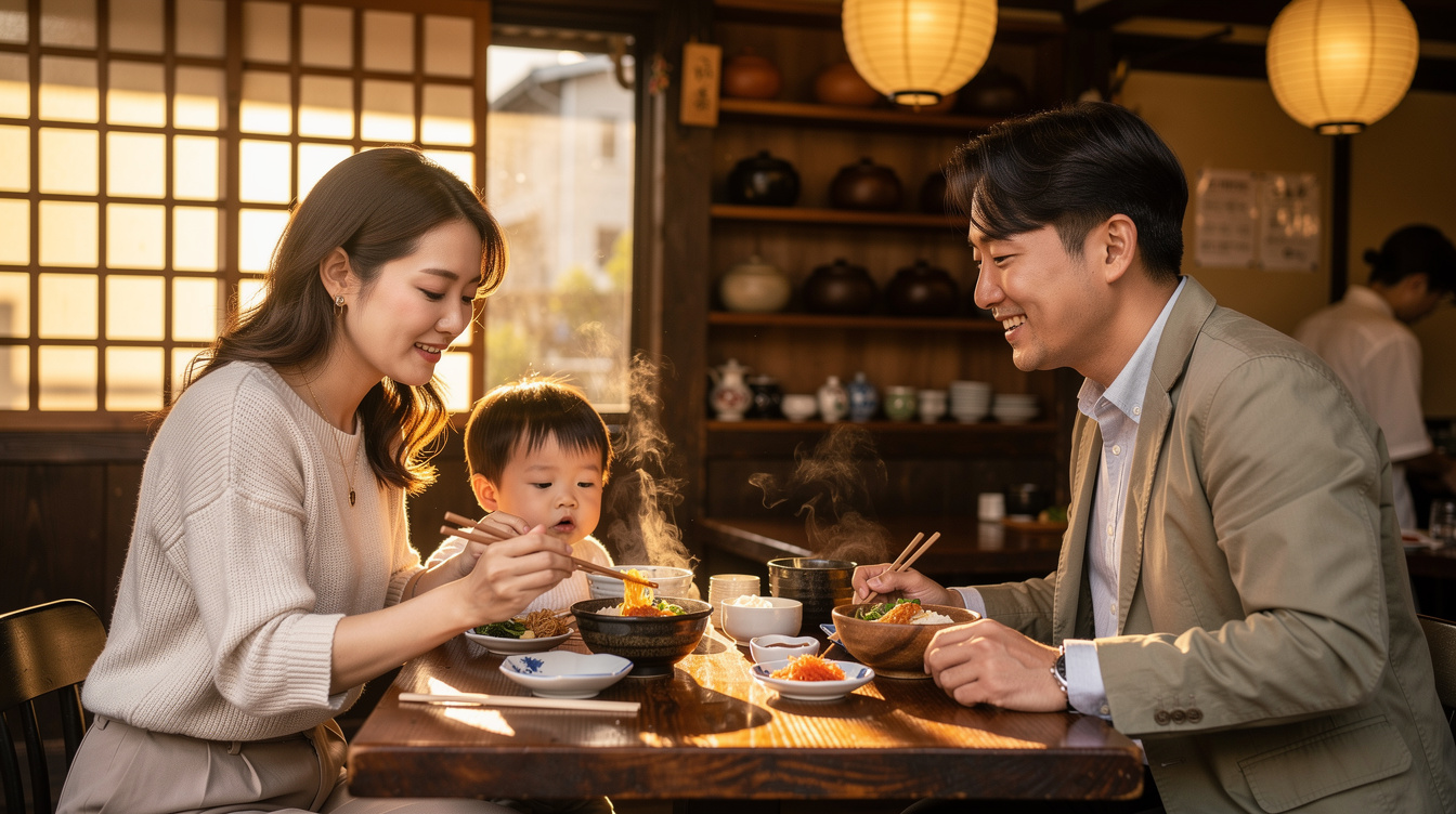 도쿄 몬젠나카초 아이동반 식당 선택 기준