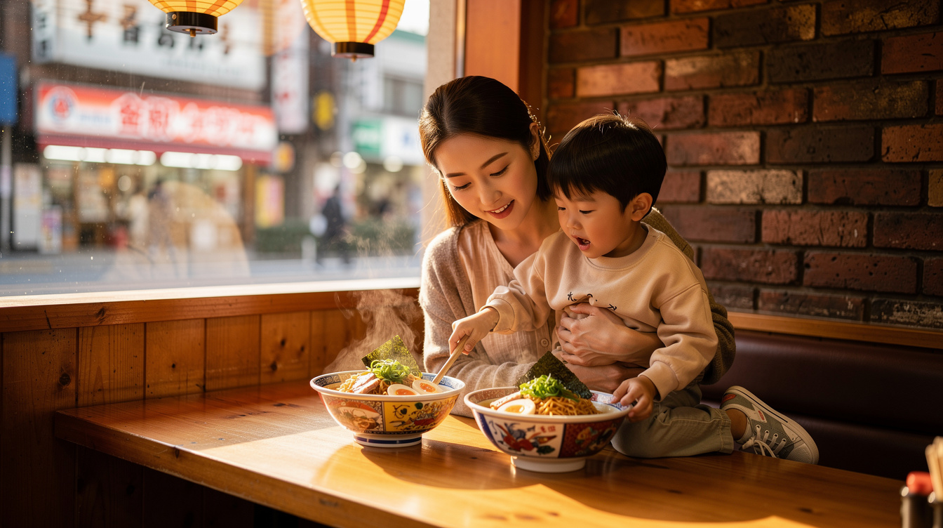 도쿄 기타센주 아이동반 식당 선택 기준