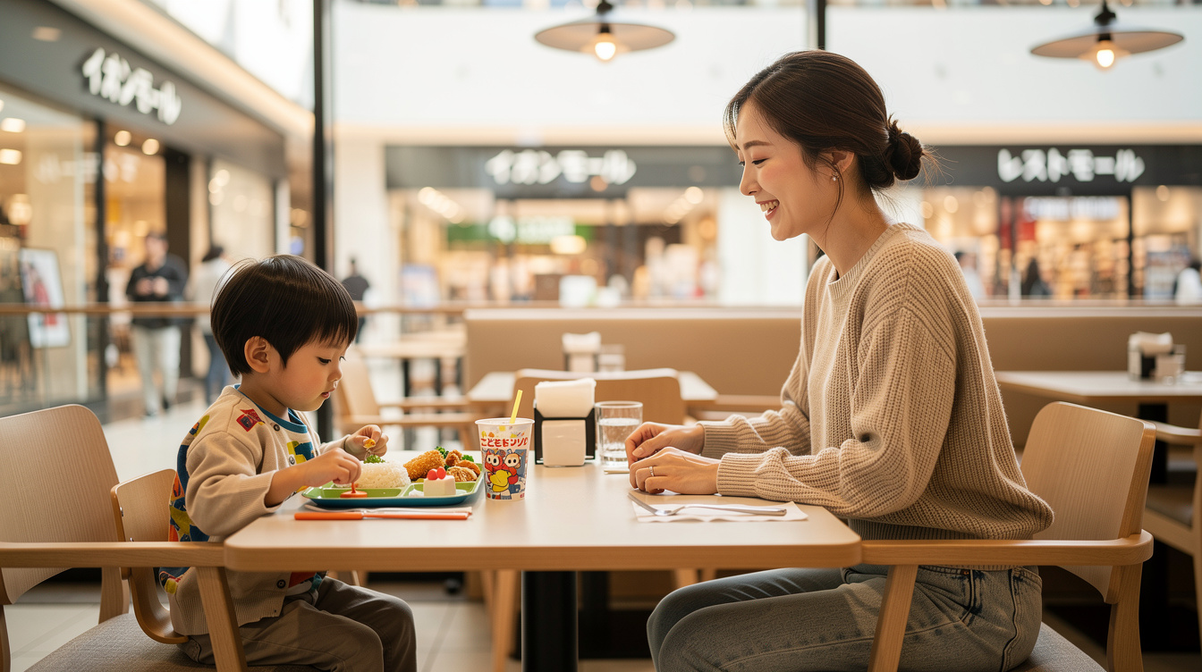 히카리가오카 이온몰 내 아이동반 식당