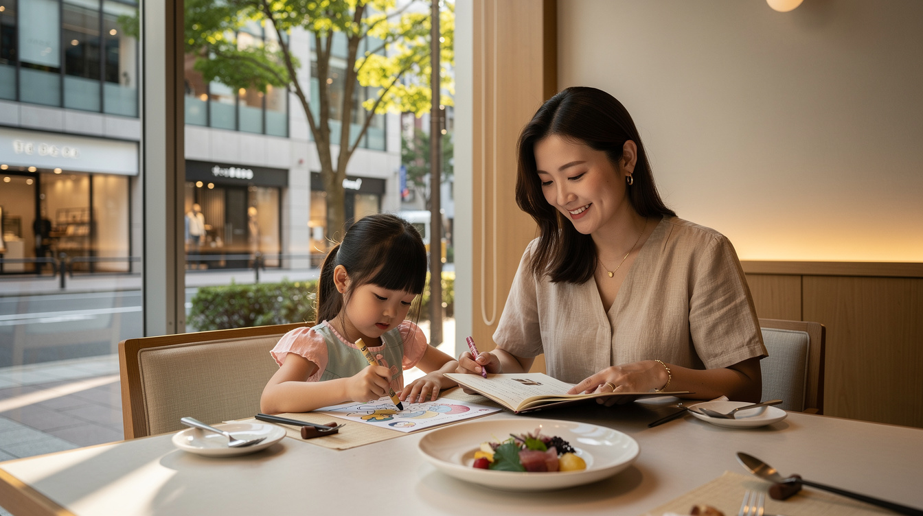 도쿄 미나미아오야마 아이동반 식당 선택 기준
