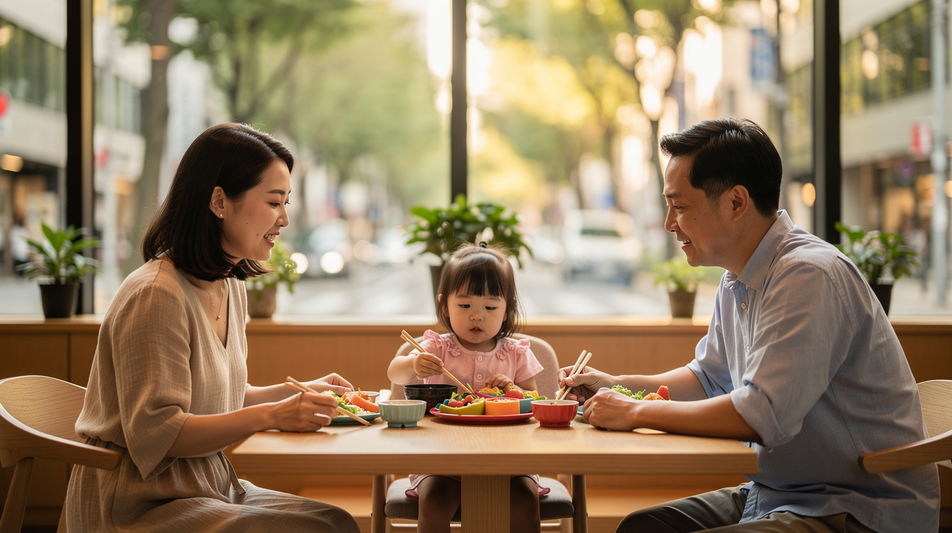 도쿄 아오야마 아이동반 식당 선택 기준