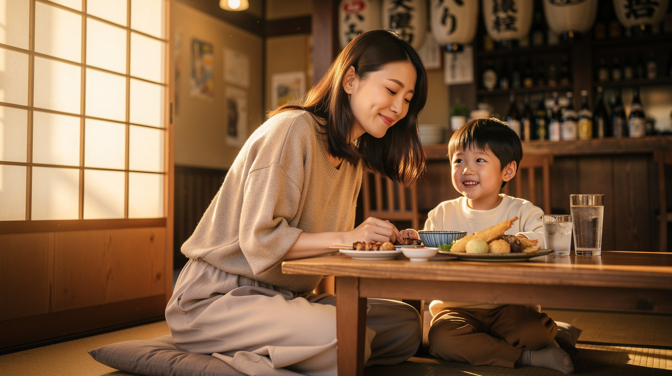 우치사이와이초 아이동반 식사 시 주의할 점