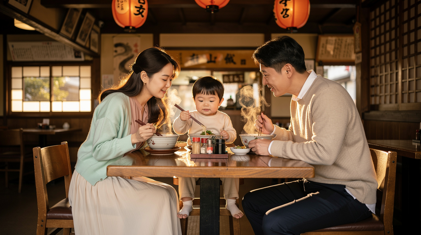 네기시 일대 아이동반 식사 시 주의해야 할 사항