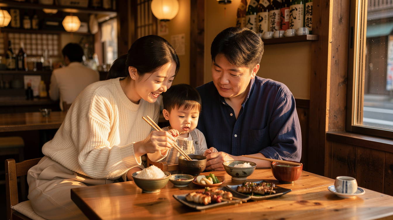 도쿄 나카오카치마치 아이동반 식당 이용 시 주의사항