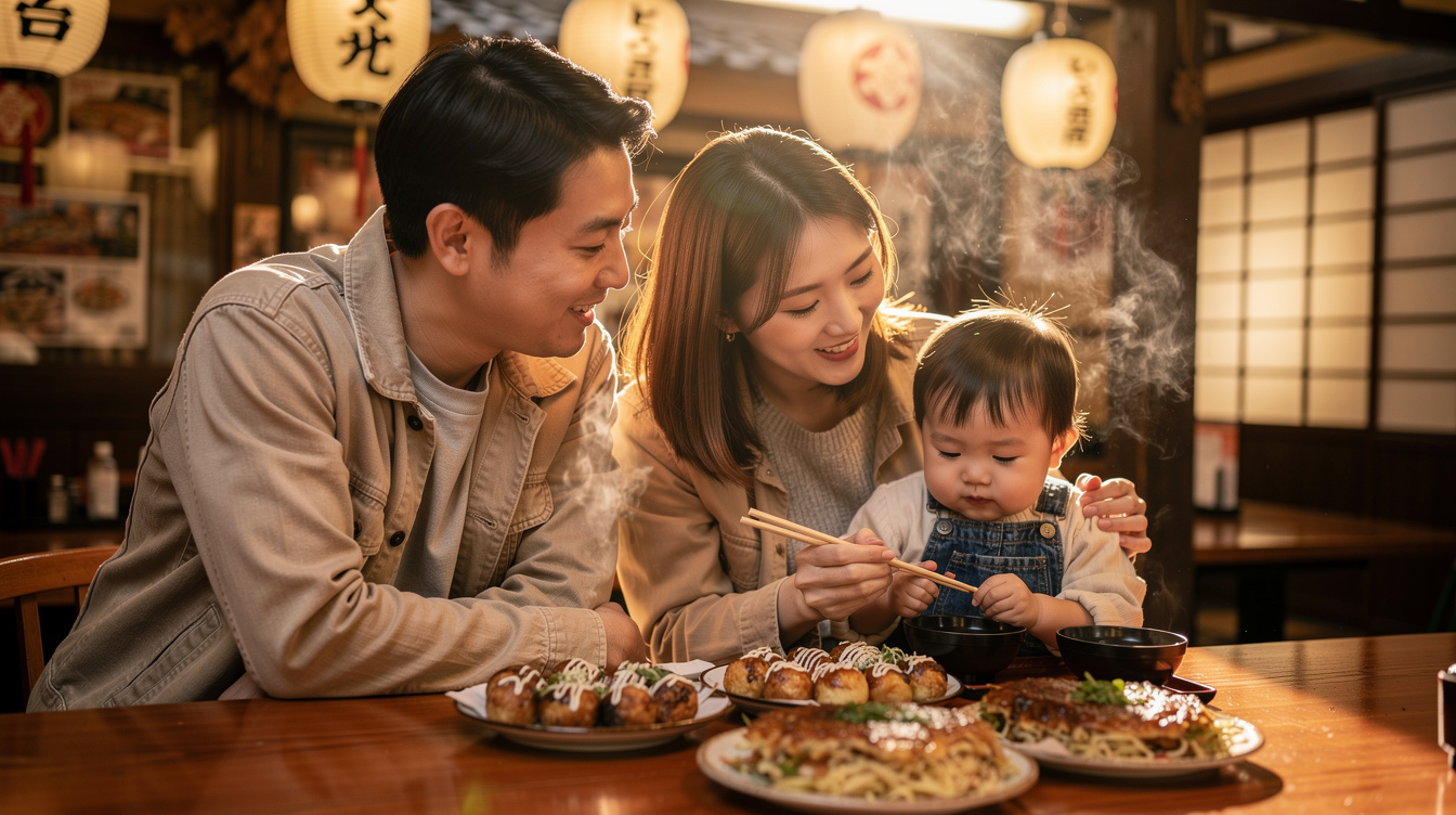 오사카 난바 아이동반 식당 예약 방법과 주의사항