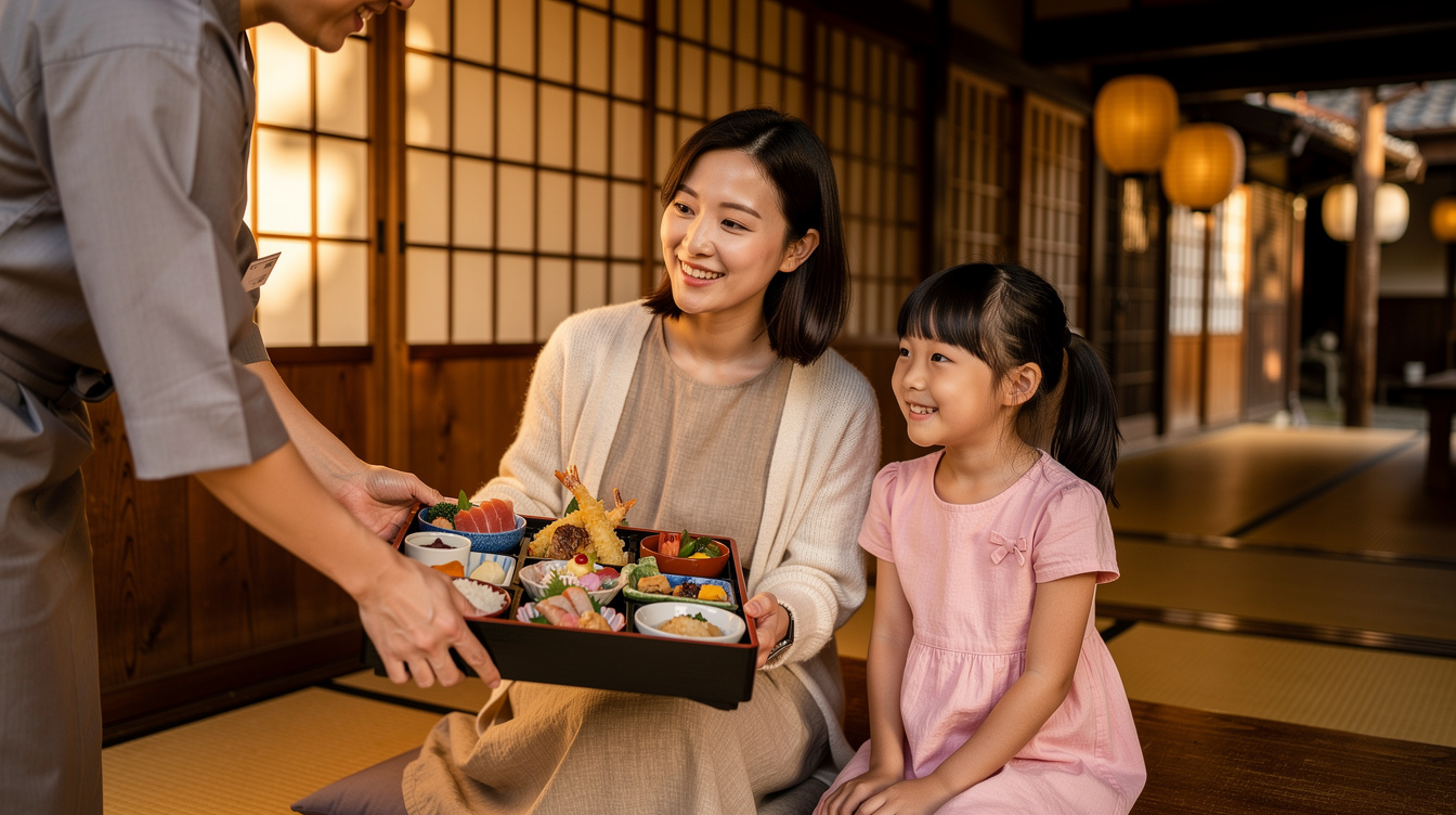 아이와 함께하는 기온 식사 — 시간대별 전략