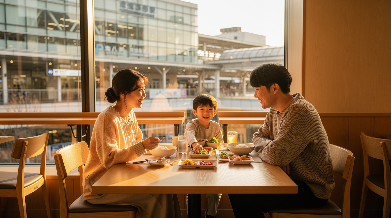 요코하마역 서쪽 출구(西口) 아이동반 식당 추천