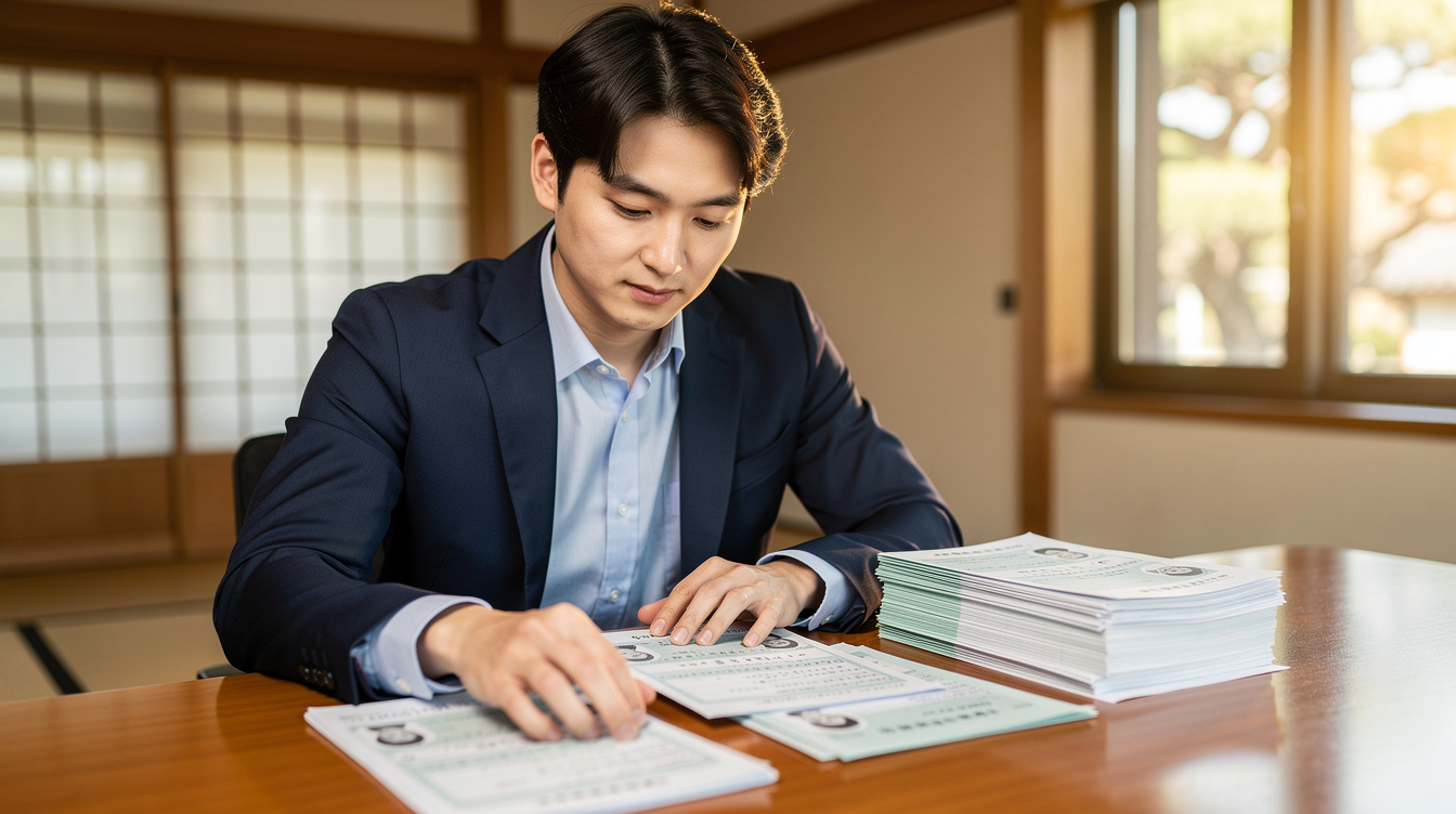 일본 취업비자 신청 필수 서류 목록