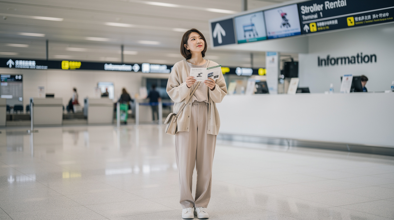 나리타 공항 유모차 대여 위치와 요금 안내