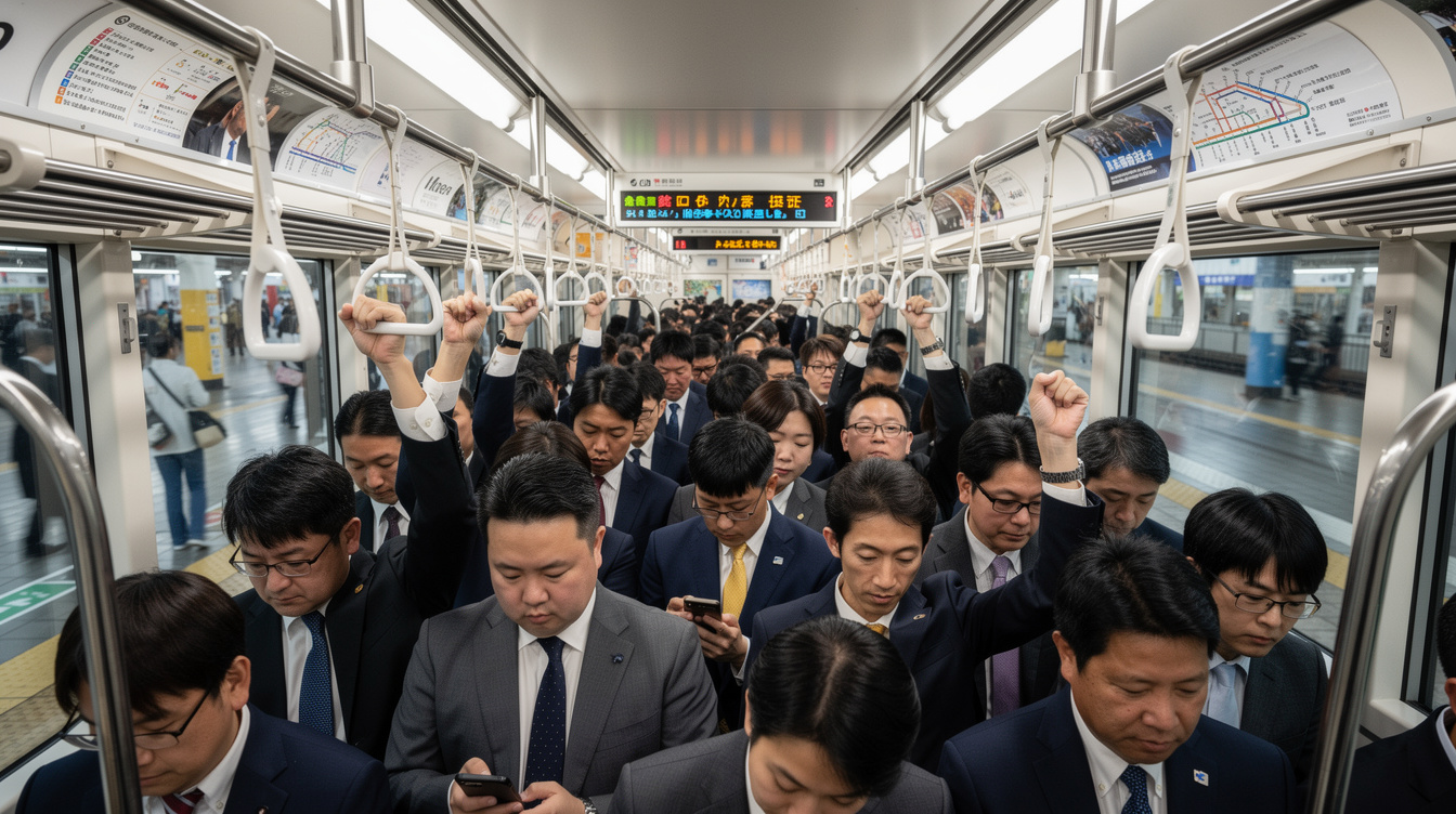 도쿄 출퇴근 지옥철 노선 피하기 - 시간대별 회피 전략