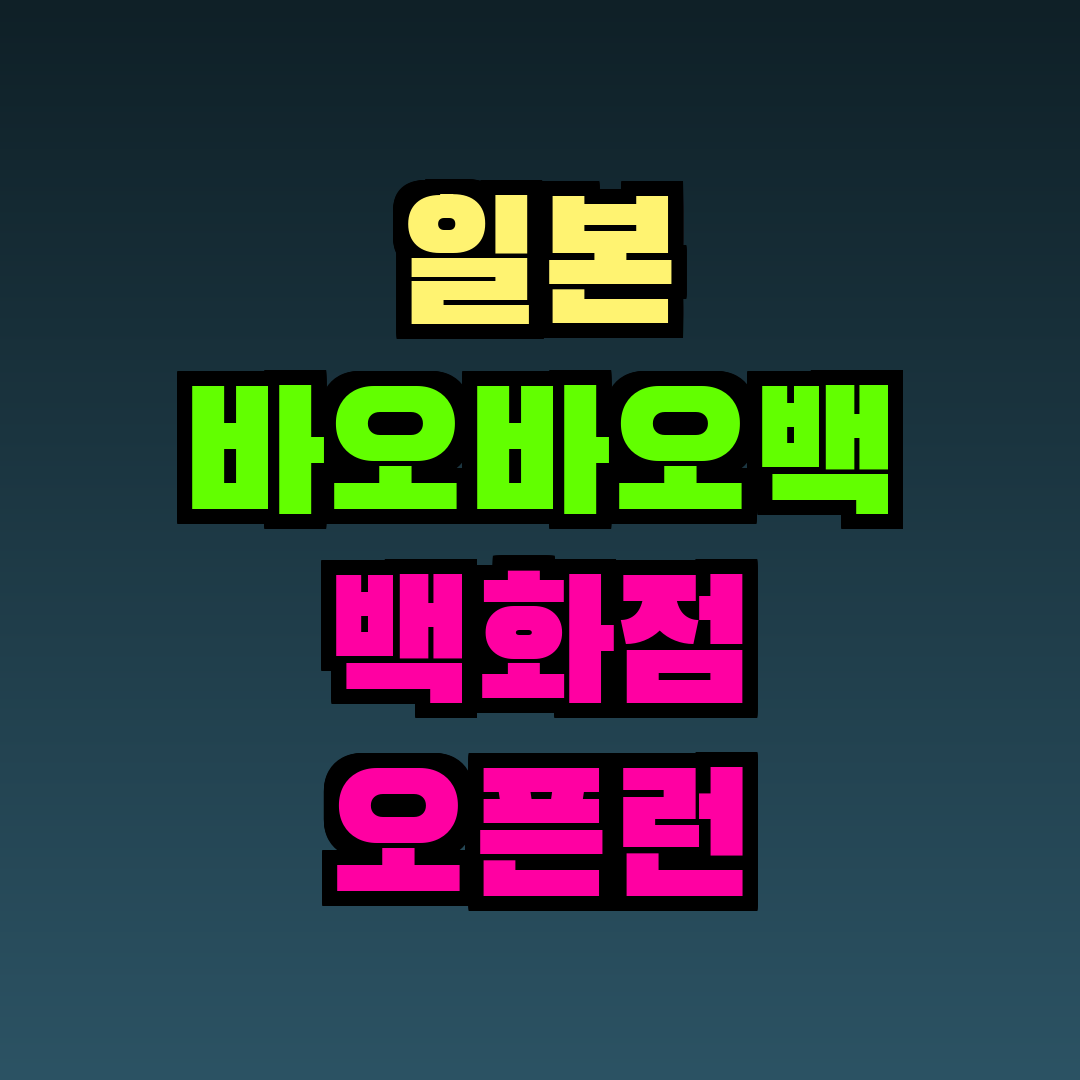 일본 바오바오백 백화점 오픈런