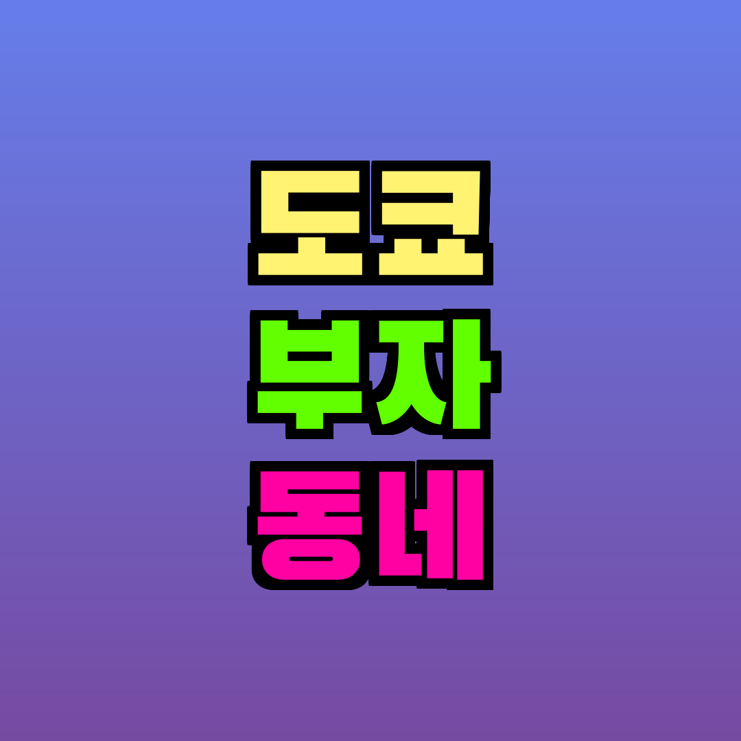 도쿄 부자 동네
