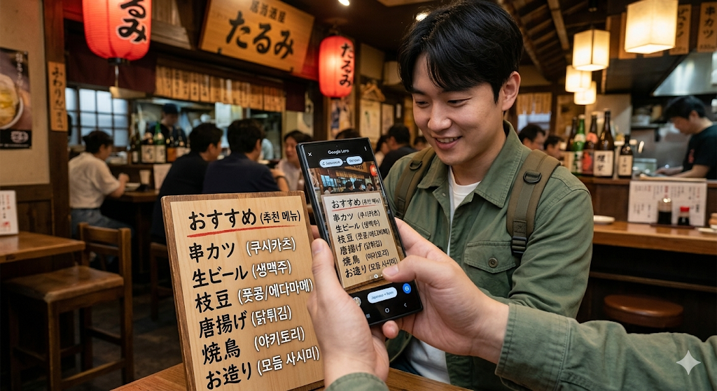 구글 렌즈 일본어 번역