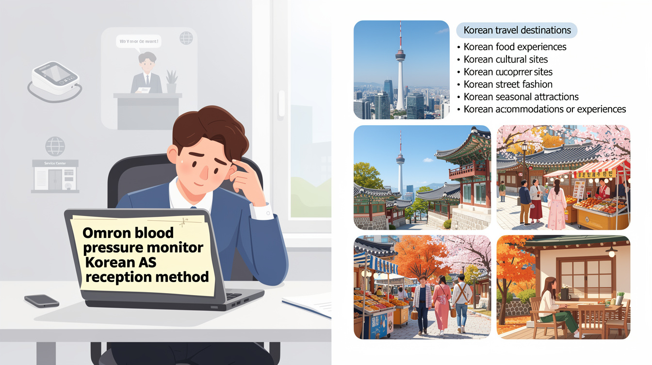 오므론 혈압계 한국 AS 공식 접수 방법