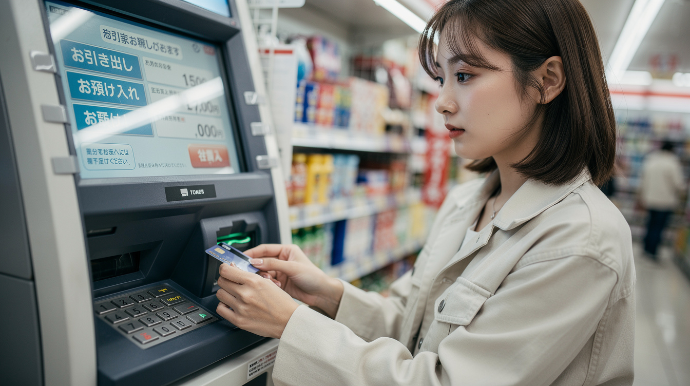 일본 ATM 해외 카드 인출 단계별 사용 방법