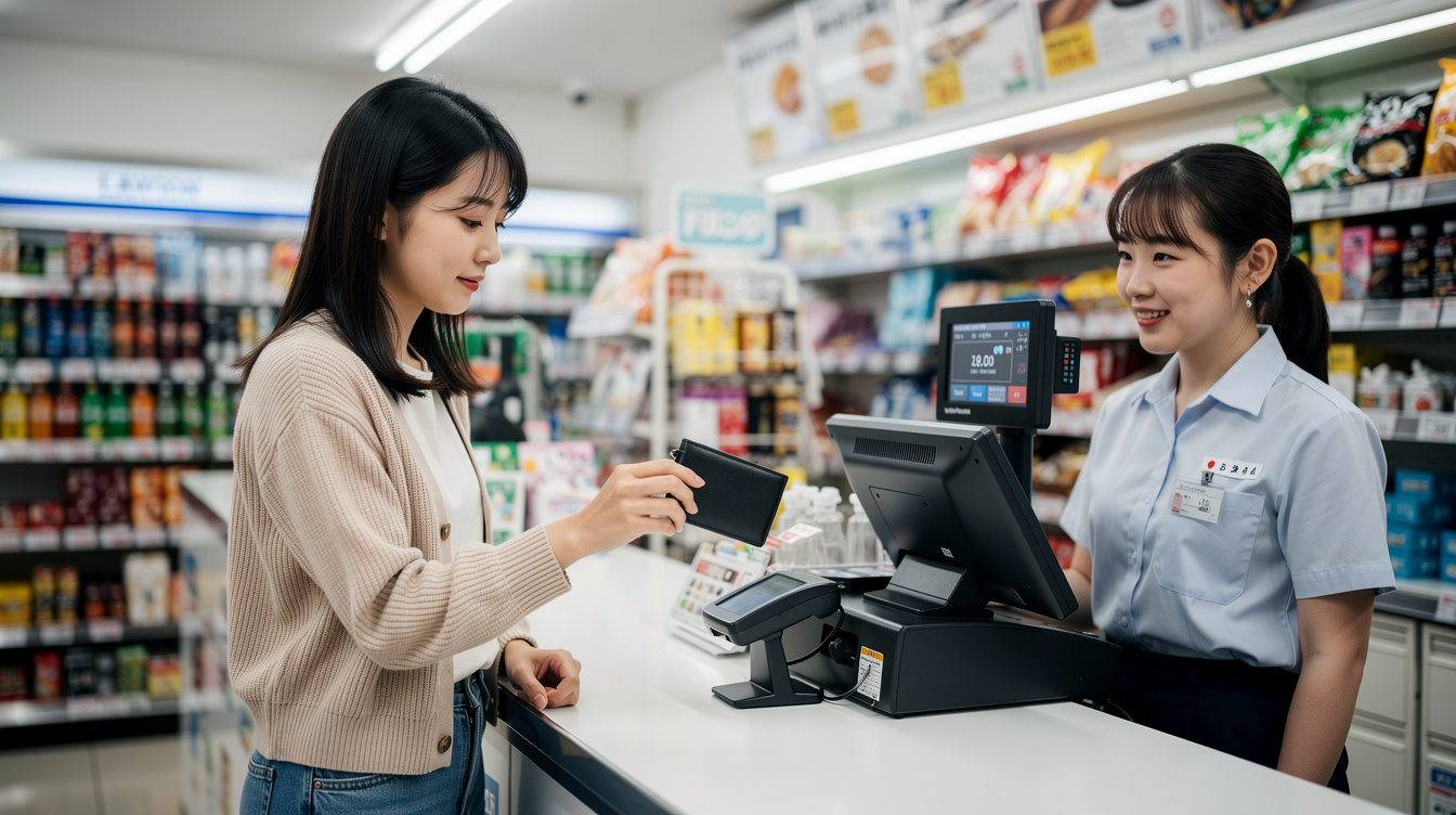 일본 현지 실전 결제 - 편의점·식당·드럭스토어