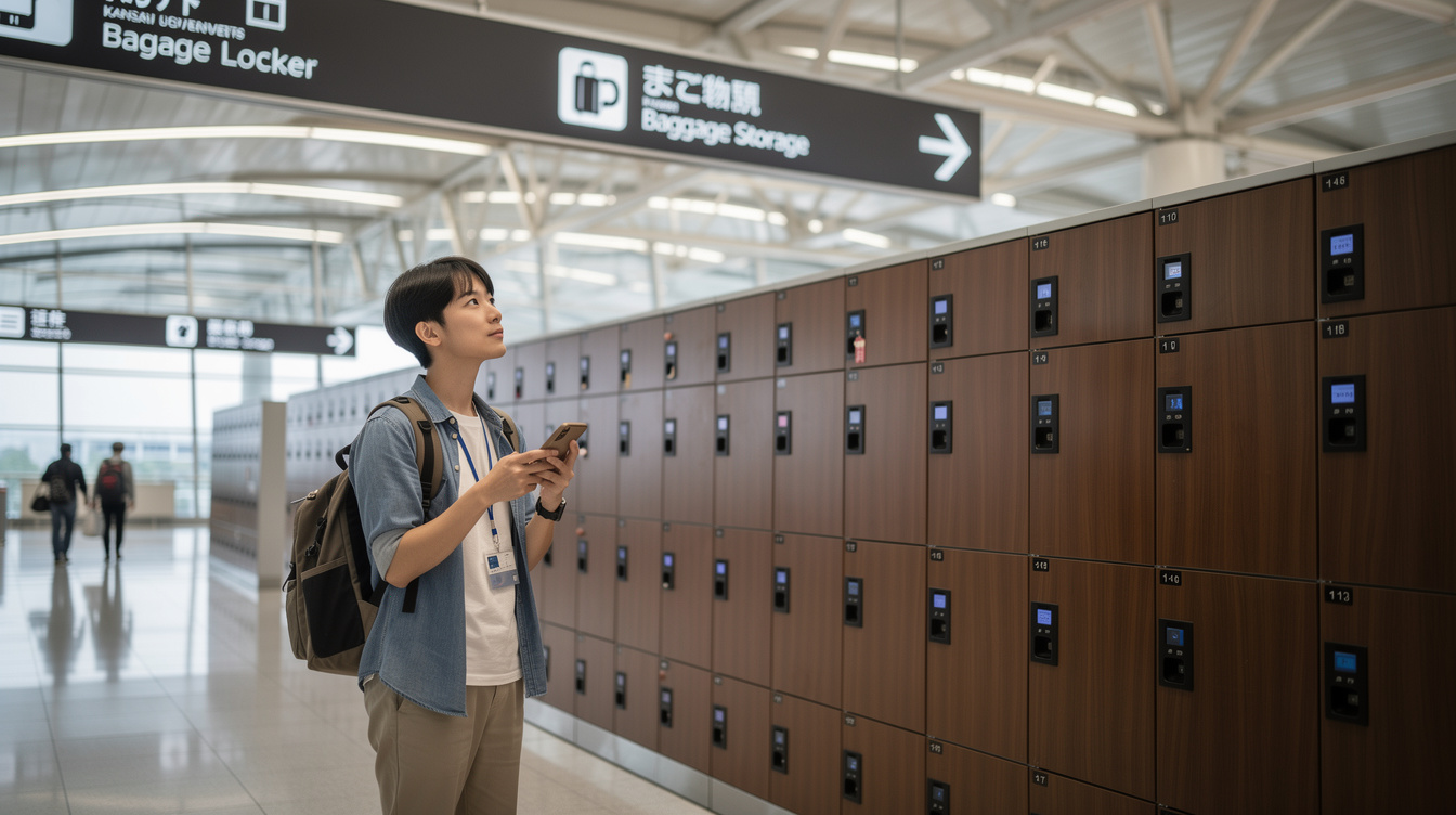 간사이공항 수하물 보관소 위치 안내