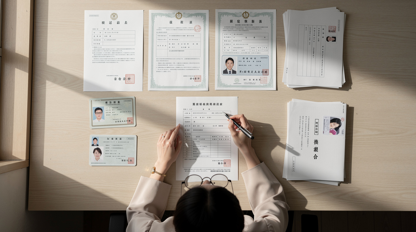 신고에 필요한 주요 서류 목록