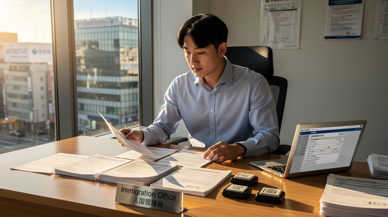 일본 워홀 중 취업비자 변경 신청 절차 단계별 정리