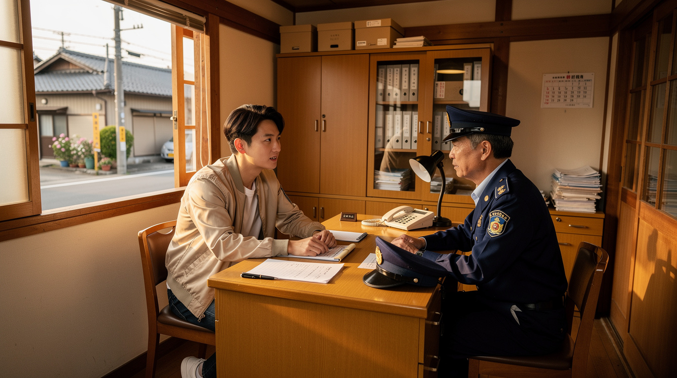 일본 경찰서 방문과 피해신고서 작성 방법