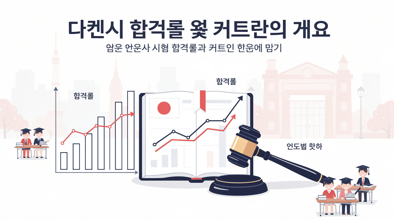 다켄시 합격률 및 커트라인 개요