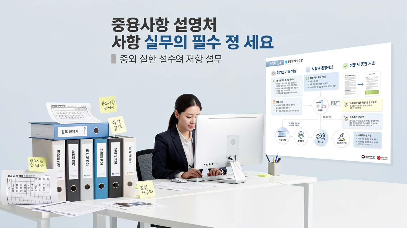 중요사항 설명서 작성 실무의 필수 구성 요소