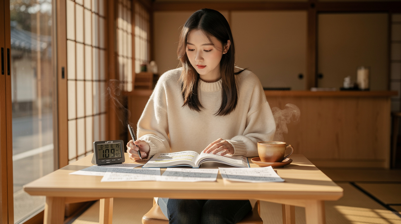 유형별 JLPT N2 독해 시간 배분 권장 기준표