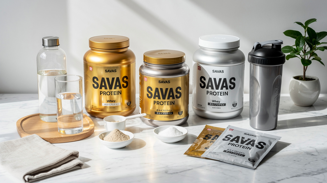 일본 단백질 보충제 자바스(SAVAS) 주요 라인업 비교
